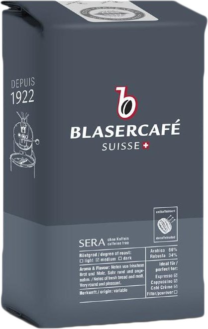 

Кофе Blasercafe Sera decaf молотый 250 г