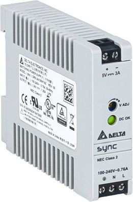 Блок питания на DIN-рейку Delta DRS-5V30W1NZ