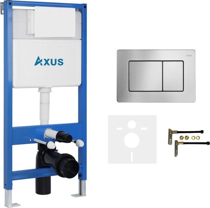 Инсталляция для унитаза Axus 011D с кнопкой 097LS