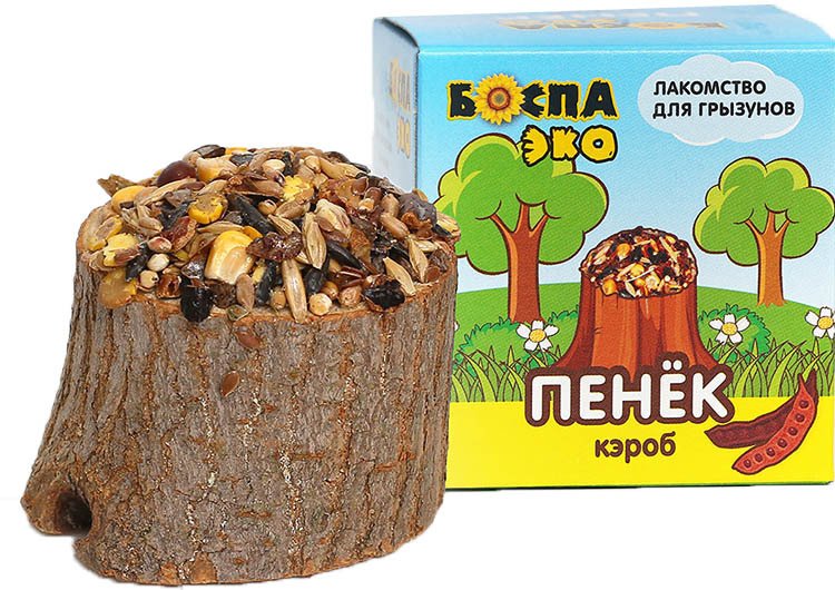 

Лакомство для грызунов Боспа Эко Пенек с кэробом