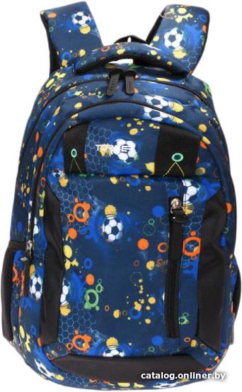 

Школьный рюкзак Torber Class X T5220-BLK-BLU