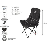 Кемпинговое кресло Arizone 42-669842 (черный)