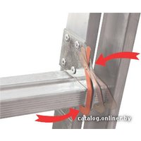 Лестница-стремянка Sarayli трехсекционная промышленная 3x12 (1312)