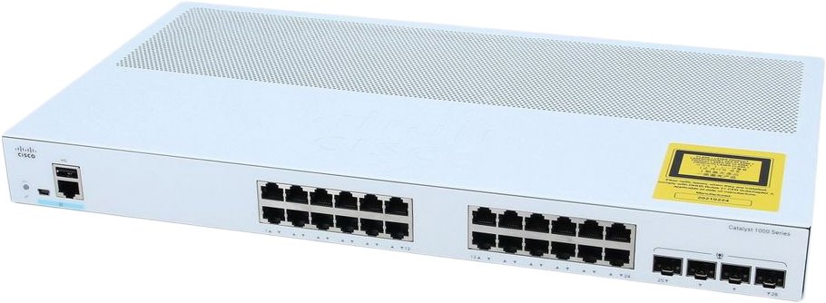 Управляемый коммутатор 2-го уровня Cisco Catalyst C1000-24P-4X-L