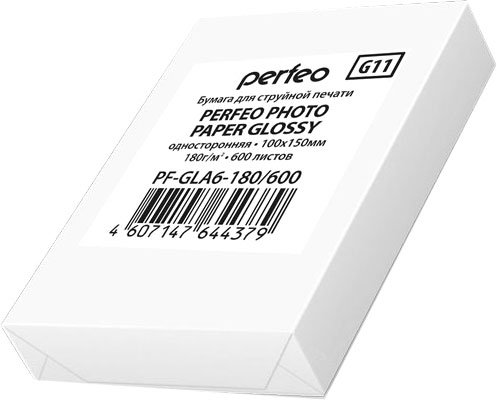 

Фотобумага Perfeo глянцевая 10x15 180 г/м2 600 листов