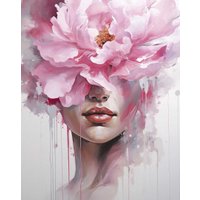 Алмазная мозаика  Феникс+ Девушка-пион 68648