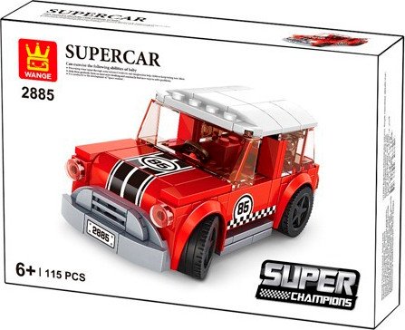 

Конструктор Wange Спорткар - 85 143663 (115шт)