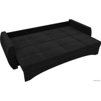 Диван Лига диванов Сатурн 101023 (велюр, черный)