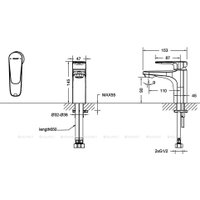 Смеситель Bravat Source F1173218BW-ENG