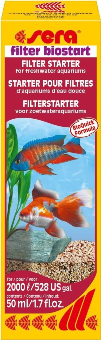 

Средство для ухода за водой Sera Filter Biostart 50 мл