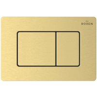 Унитаз подвесной Roxen Antares Bidet в комплекте с инсталляцией StounFix Dual Fresh 6 в 1 968457 (кнопка: брашированное золото)