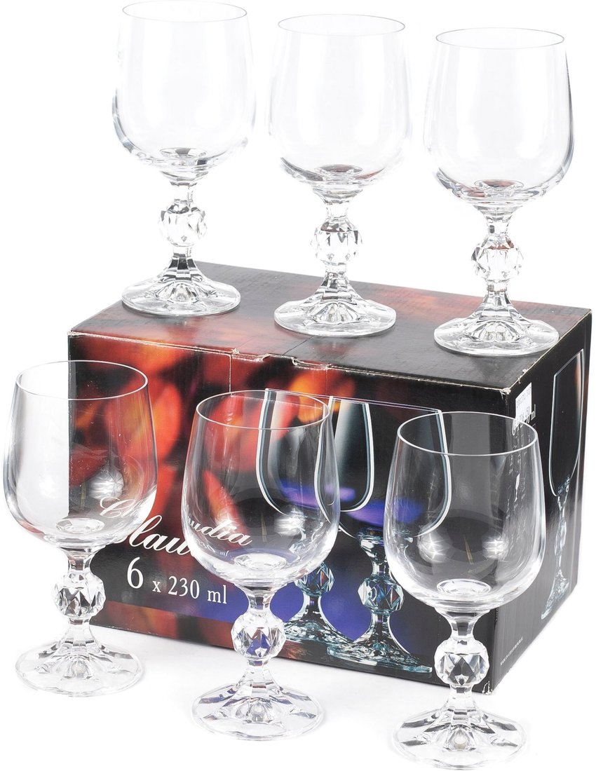 

Набор бокалов для вина Bohemia Crystal Claudia 40149/230