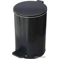 Мусорное ведро Титан Мета с педалью 10 л (черный)