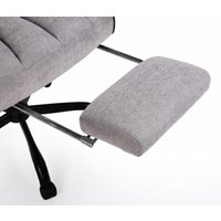 Игровое (геймерское) кресло King Style Pluffy Fabric Black (светло-серый)