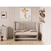 Классическая детская кроватка Incanto Pali универсальная KR-0052/4-А (серый)