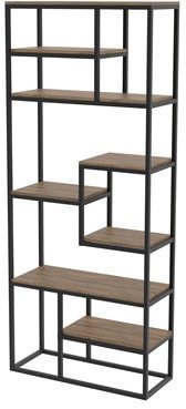 

Стеллаж TMB Loft Сартория Сосна 80x30x200 (темный орех)