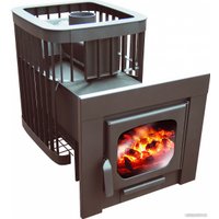 Банная печь Варвара Каменка (удлиненная топка)