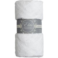 Плед Tex Republic Elite Клетка Фланель Евро 93391 (белый)