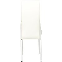 Стул ВВР Прага (белый/белый, экокожа)