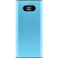 Внешний аккумулятор TFN Blaze LCD PD 20000mAh (голубой)