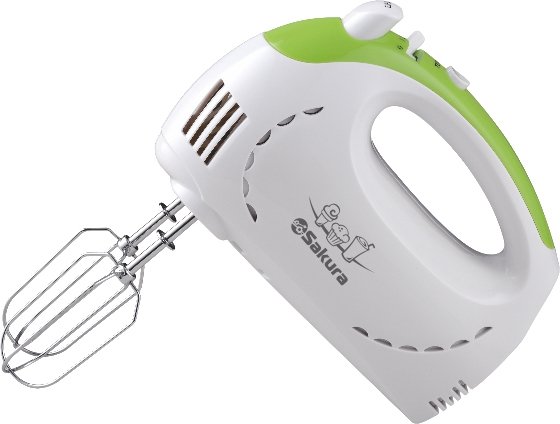 

Миксер Sakura SA-6319GR (белый/зеленый)