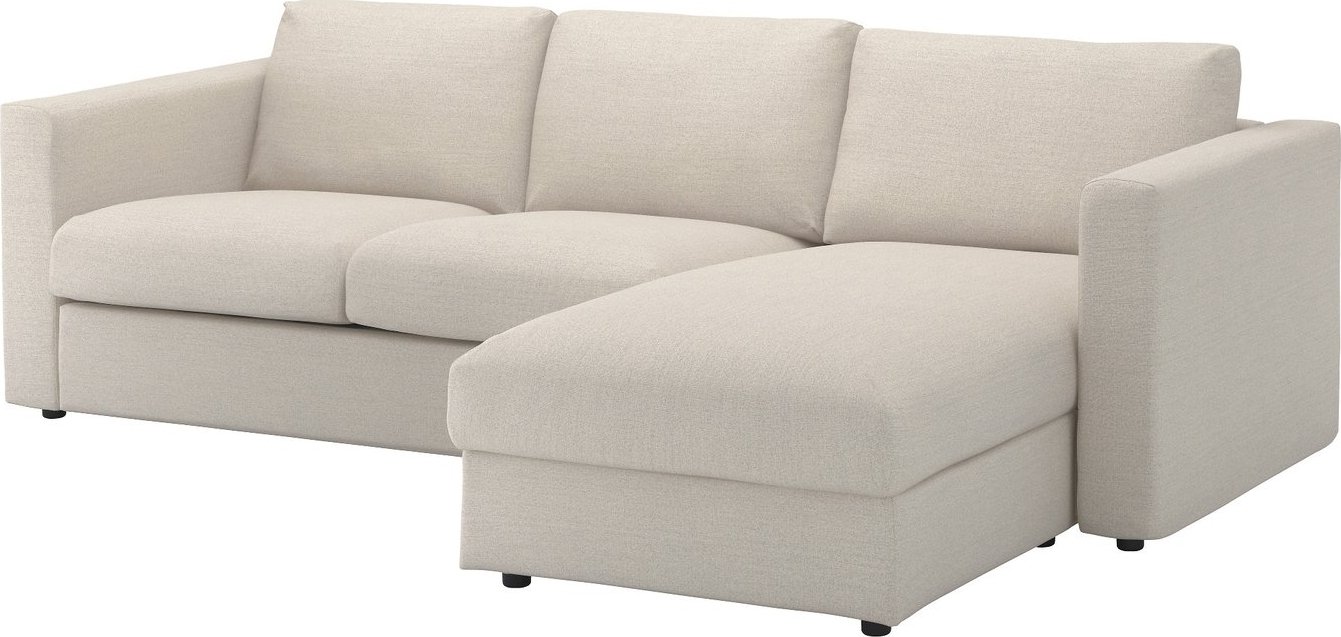 

Угловой диван Ikea Vimle с козеткой/Gunnared бежевый s99399109