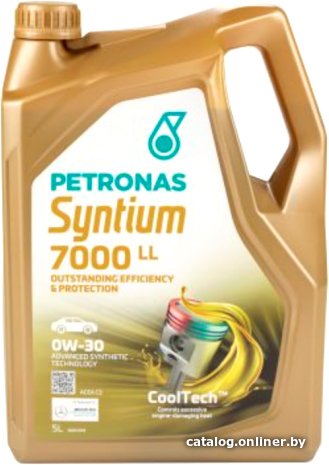 Моторное масло Petronas Syntium 7000 LL 0W-30 5 л