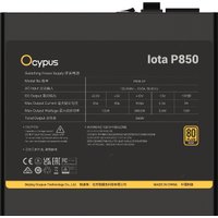 Блок питания Ocypus Iota P850 Iota-P850-G1FFBK024X-EU + буклет-вкладыш на 10 для Steam (Европа, Россия)