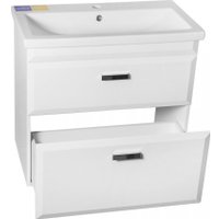  Style Line Тумба под умывальник Лотос 80 (подвесная, для квадратной раковины, белый) в Лиде
