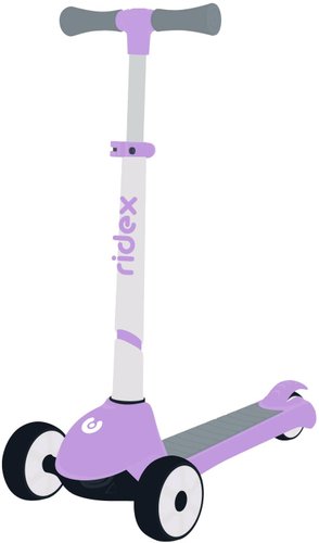Трехколесный самокат Ridex Motley (белый/фиолетовый)