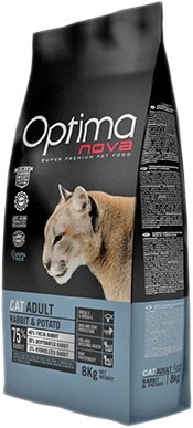 

Сухой корм для кошек Optimanova Cat Adult Rabbit & Potato 8 кг
