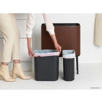 Система сортировки мусора Brabantia Bo Touch Bin 11+23 л (минерально-коричневый)