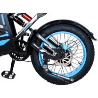 Электровелосипед Minako Apex 2025 (черный/синий)