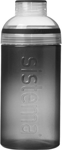 Бутылка для воды Sistema Трио 830 (черный)