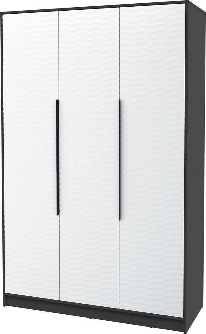 Шкаф распашной Интерлиния Концепт Зодиак КТ-Ш3 (антрацит/белый)