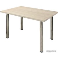 Кухонный стол Solt 100x60 (шимо светлый/ноги хром)