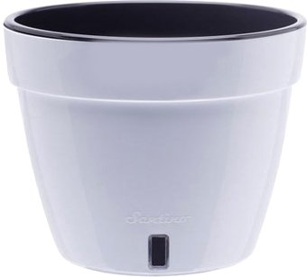 Вазон Santino Asti AST180WHT/BL (белый/черный)