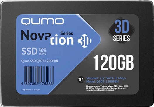 

SSD QUMO Novation 3D 120GB Q3DT-120GPBN