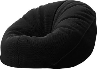 Кресло-мешок Мама рада! Капля с двойным чехлом (грета, XL, черный, smart balls)