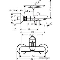 Смеситель Hansgrohe Logis E 71403000