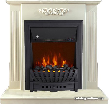 Каминокомплект Smolcom Lumsden STD-ASP с Royal Flame Aspen Black (белый ваниль)
