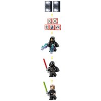 Конструктор LEGO Star Wars 75427 Smart Play Дуэль в тронном зале и истребитель A-wing