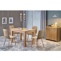 Кухонный стол Halmar Gizmo 120-160/75 (дуб артизан)