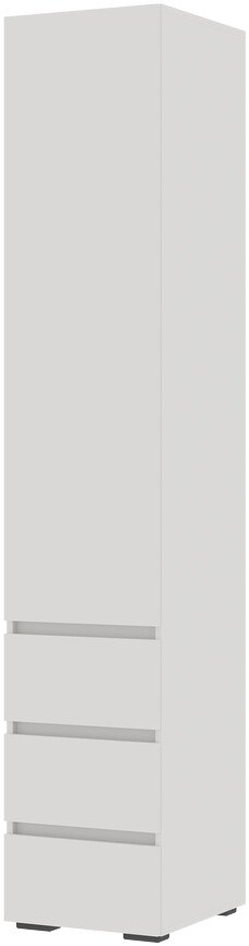 Шкаф-пенал Стендмебель Хелен ПН 03 (белый/белый)