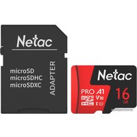 Карта памяти Netac P500 Extreme Pro 16GB NT02P500PRO-016G-R (с адаптером)