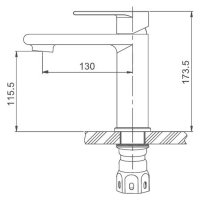 Смеситель Gappo G1099-20