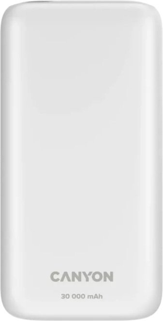 

Внешний аккумулятор Canyon PB-301 30000mAh (белый)