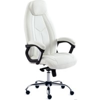 Офисное кресло TetChair Boss люкс (иск. кожа, белый)