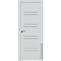 Межкомнатная дверь ProfilDoors 2.80U L 80x200 (аляска, стекло черный триплекс)