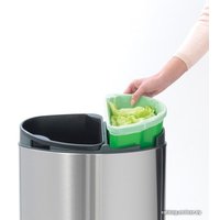 Система сортировки мусора Brabantia Touch Bin Recycle 10+23 л (стальной матовый)